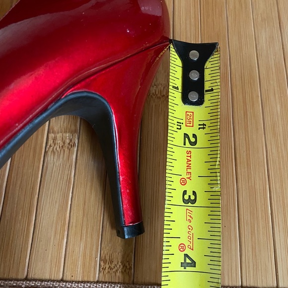 GIANNI BINI CANDY APPLE RED PUMPS - Picture 11 of 12